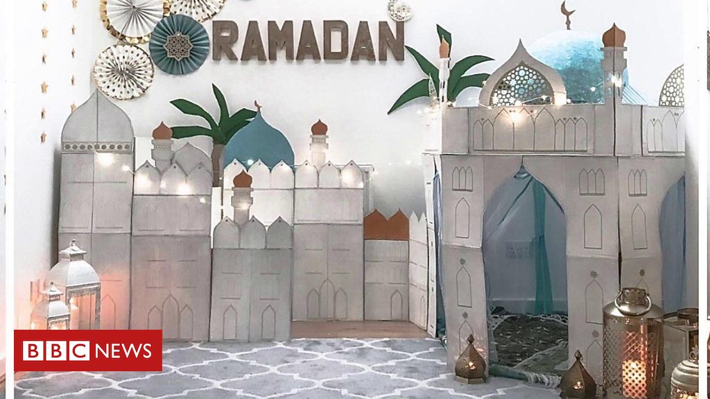 cardboard mosque