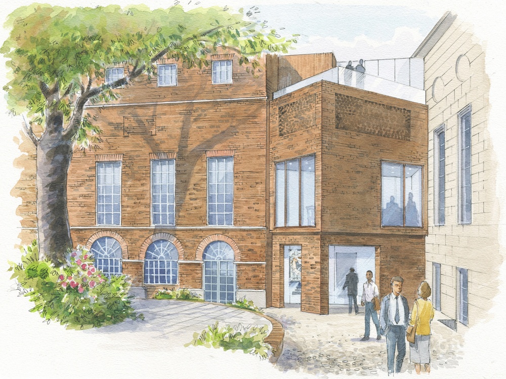 stationers hall Artists impression garden exterior e646